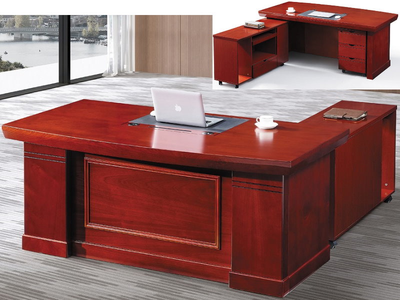 喬治亞紅棕色6.6尺辦公桌-台北傢俱桃園傢俱新竹傢俱