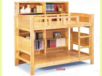 松木雙層床(不含書櫃)-台北傢俱桃園傢俱新竹傢俱