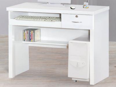 白色3.2尺電腦桌-台北傢俱桃園傢俱新竹傢俱