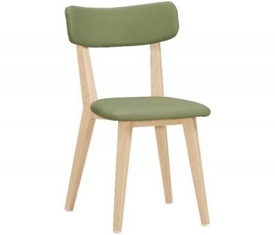 安琪拉餐椅(綠色皮)(五金腳)-台北傢俱桃園傢俱新竹傢俱