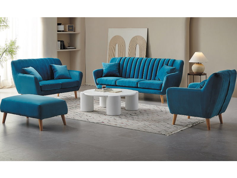 葛拉斯藍色沙發組-台北傢俱桃園傢俱新竹傢俱